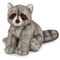 Bearington Rocko Raccoon Stuffed Animal - 13" Realistic Raccoons Plush Toys with Soft Faux Fur, Poseable Body and Bean Bag Weighted Paws - Lifelike Raccoon Plushies Gift for Kids and Animal Lovers
